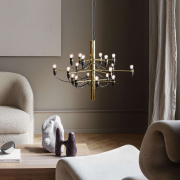 Lampa wisząca 2097/18 Frosted Bulbs mosiężna Flos