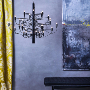 Lampa wisząca 2097/30 frosted bulbs czarna matowa Flos
