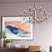 Lampa wisząca 2097/30 frosted bulbs chromowana Flos