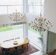 Lampa wisząca 2097/50 clear bulbs chromowana Flos