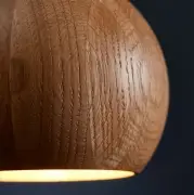 Lampa wisząca Ball 12 cm dąb Frandsen