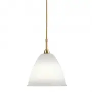 Lampa wisząca Bestlite BL9 21 cm stal mosiężna porcelana Gubi