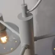 Lampa wisząca Bologna poczwórna jasnoszara Its about Romi