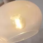Lampa wisząca Bologna poczwórna mlecznobiała Its about Romi
