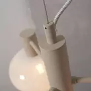 Lampa wisząca Bologna poczwórna mlecznobiała Its about Romi