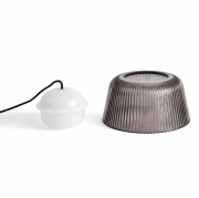 Lampa wisząca Brim przydymiona szara Hay
