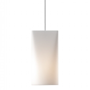 Lampa wisząca Ceramiczna Narrow biała Moebe