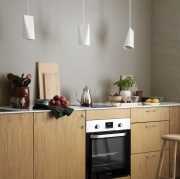 Lampa wisząca Ceramiczna Narrow biała Moebe