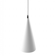 Lampa wisząca Ceramiczna Narrow biała Moebe