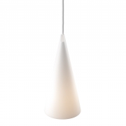 Lampa wisząca Ceramiczna Narrow biała Moebe