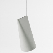 Lampa wisząca Ceramiczna Narrow jasnoszara Moebe
