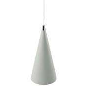 Lampa wisząca Ceramiczna Narrow jasnoszara Moebe