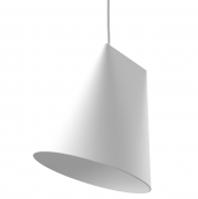 Lampa wisząca Ceramiczna Wide biała Moebe