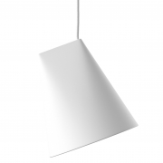 Lampa wisząca Ceramiczna Wide biała Moebe