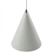 Lampa wisząca Ceramiczna Wide jasnoszara Moebe