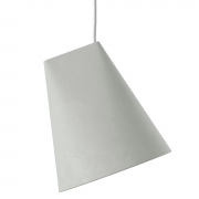 Lampa wisząca Ceramiczna Wide jasnoszara Moebe