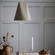 Lampa wisząca Ceramiczna Wide oliwkowa Moebe