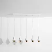 Lampa wisząca Cherry 5 punktowa biała Petite Friture