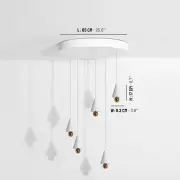 Lampa wisząca Cherry round biała Petite Friture