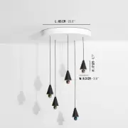 Lampa wisząca Cherry round czarna Petite Friture