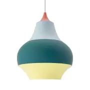 Lampa wisząca Cirque 38 cm czerwony wierzchołek Louis Poulsen