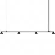 Lampa wisząca Hat Linear 167 cm czarna Normann Copenhagen