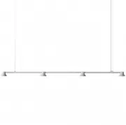 Lampa wisząca Hat Linear 167 cm jasnoszara Normann Copenhagen