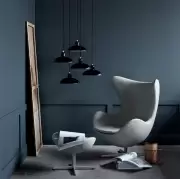 Lampa wisząca Kaiser Idell 28.5 cm czarna połysk Fritz Hansen