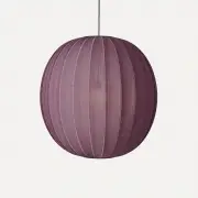 Lampa wisząca Knit-Wit 75 cm burgundowa Made By Hand