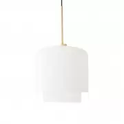 Lampa wisząca Megumi 28 cm mosiężna Please Wait to be Seated