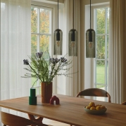 Lampa wisząca Miella przydymiona