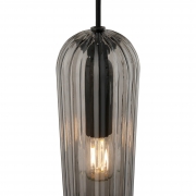 Lampa wisząca Miella przydymiona
