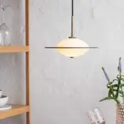 Lampa wisząca Orbit 24 cm antyczny mosiądz Halo Design