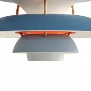 Lampa wisząca PH 5 Mini niebieska Louis Poulsen