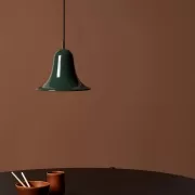 Lampa wisząca Pantop połysk ciemnozielona Verpan