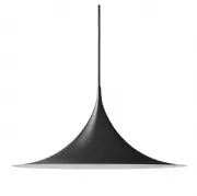 Lampa wisząca Semi 30 cm matowa czarna Gubi
