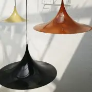 Lampa wisząca Semi 47 cm antracytowa połysk Gubi