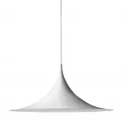 Lampa wisząca Semi 47 cm biała matowa Gubi
