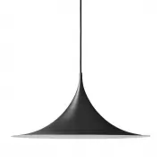 Lampa wisząca Semi 47 cm czarna matowa Gubi