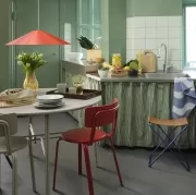 Lampa wisząca Skirt 60 cm pomarańczowa Broste Copenhagen