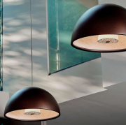 Lampa wisząca Skygarden Small brązowa matowa Flos