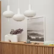 Lampa wisząca Torni 3l biała UMMO