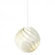 Lampa wisząca Turbo 36 cm alabastrowa biel Gubi