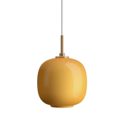 Lampa wisząca VL 45 Radiohus 17,5 cm bursztynowa Louis Poulsen
