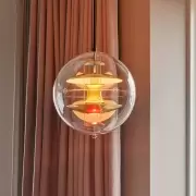 Lampa wisząca VP Globe stal mosiężna Verpan