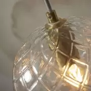 Lampa wisząca Venice okrągła przezroczysta Its about romi