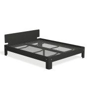 Łóżko Auronde 160x200 Midnight Black Oak Auping