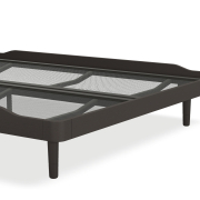 Łóżko Noa 160x200 Ażurowe Chocolate Brown Oak Auping