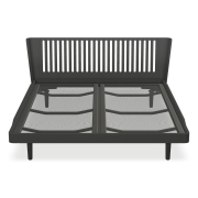 Łóżko Noa 160x200 Ażurowe Midnight Black Oak Auping