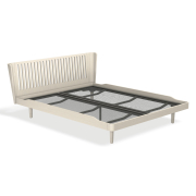 Łóżko Noa 160x200 Ażurowe Soft White Oak Auping